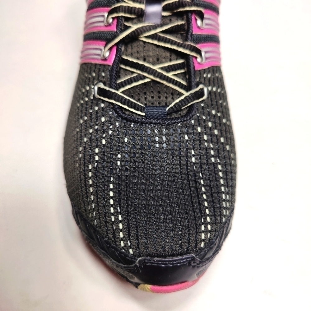 Adidas RARE Vintage Classic Mujer Microbounce Plus Gray Pink Shoe Sneakers Sz 11 - Picture 3 of 10